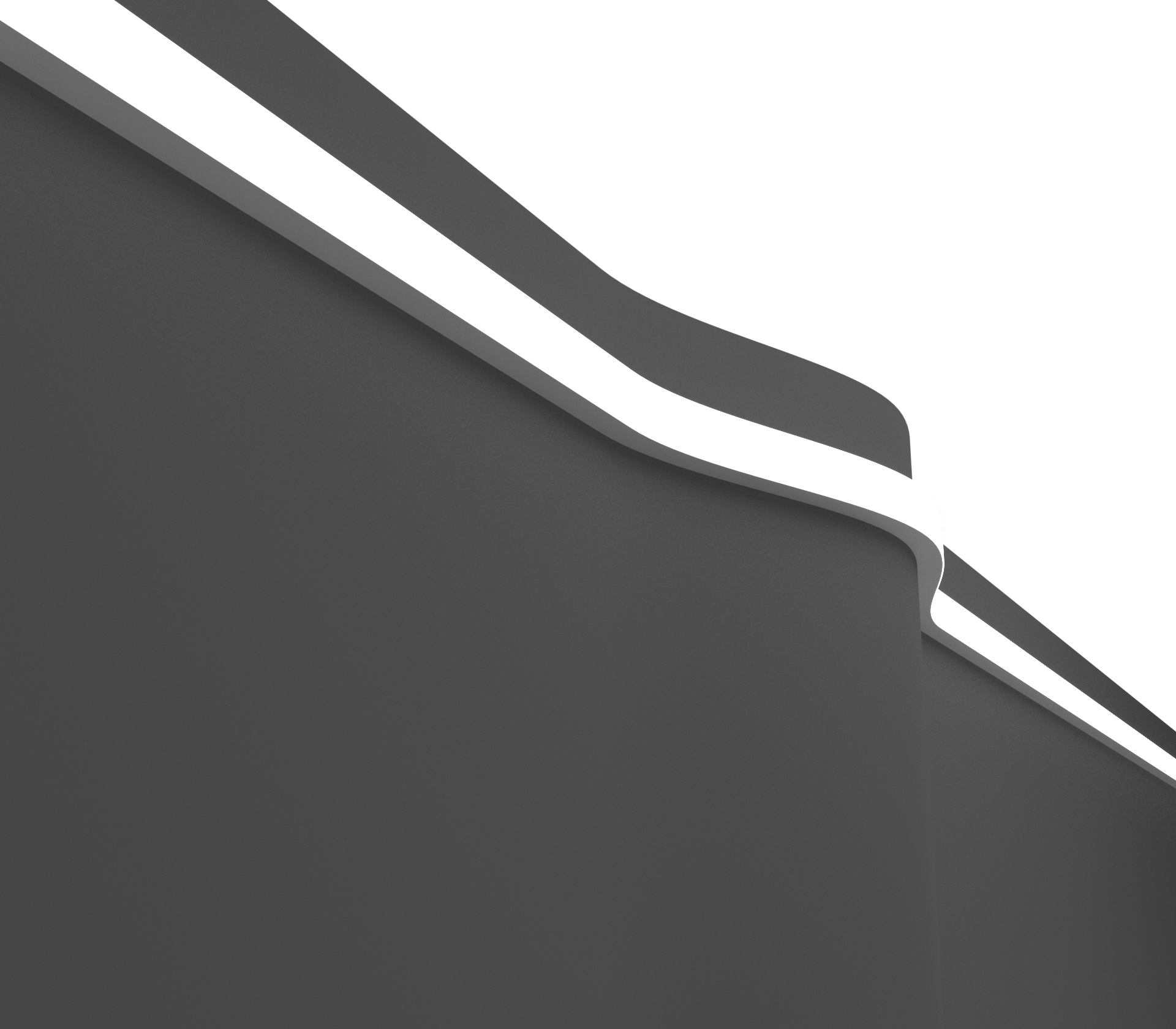 S80 close-up of vertical bending along curved building surface
